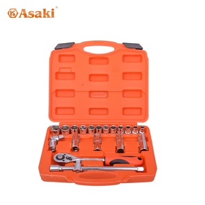 ASAKI 20 件套家用五金组合工具套件和工具箱/箱式手工具套装 AK-9765