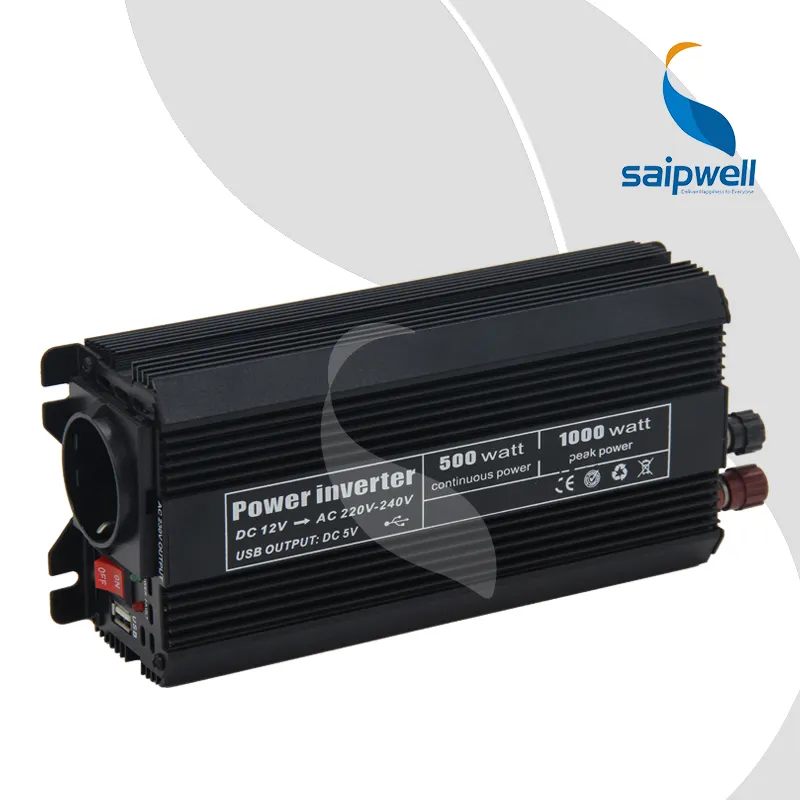 Saipwell 500W 6V إلى 220V عاكس الطاقة