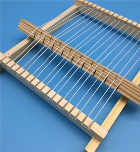 עץ DIY מחט תפירת כלים אריגת נול שימושי יד סריגה מכונה עבור צעיף כובע ילדים ילדי להעמיד פנים לשחק צעצועים