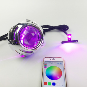 2.5inch 3inch Bi Xenon Xe chiếu cho vay Devil Eye điều khiển từ xa LED Demon Eye Kit cho tất cả các xe - Product Image 2