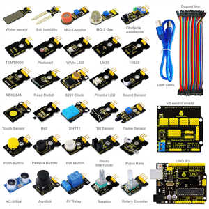 Nuevo keyestudio nuevo <span class=keywords><strong>Sensor</strong></span> Kit con UNO R3 para Arduinos arranque