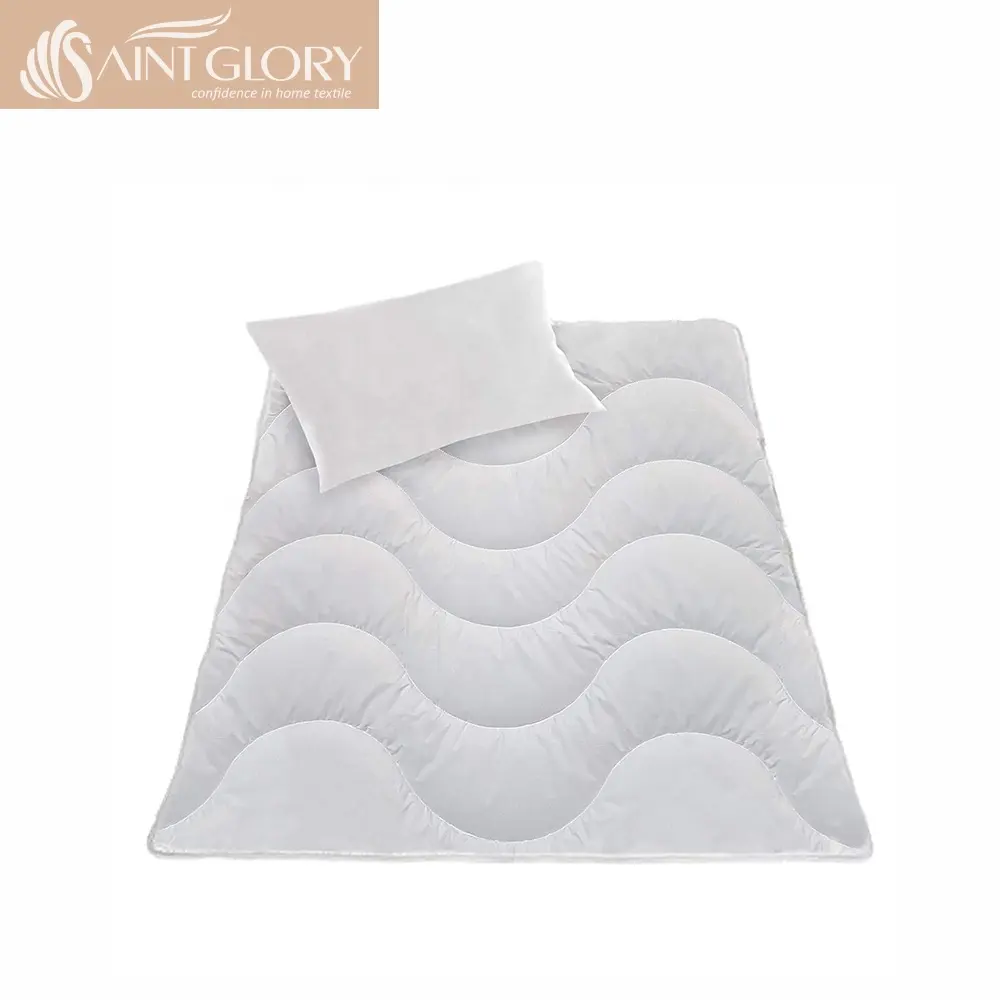 Anti Allergy Baby Cot 100% Cotton Bedding Children Quilt Duvet And Pillow Set