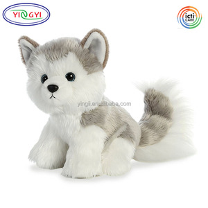 D712 התינוק שמח <span class=keywords><strong>husky</strong></span> כלב סיטונאי oem plush ממולא מפעל צ 'ס פרימיום mylar-