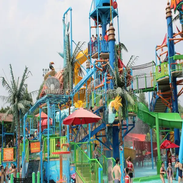 ความบันเทิงทางน้ำอุปกรณ์สวนน้ำสำหรับผู้ใหญ่ Water World Park