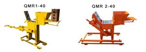 QMR2-40 terreno solido argilla per fabbricare i mattoni manuale della macchina macchina del blocco di terra compressa incastro macchina del mattone in indonesia