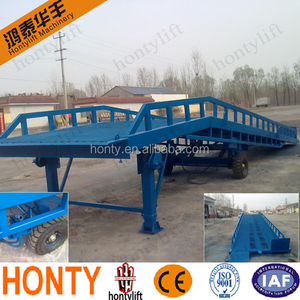 Hontylift 2025 novos produtos hontylift Menor desconto 10 ton recipiente portátil carga descarregar ponte rampa móvel quintal com ce