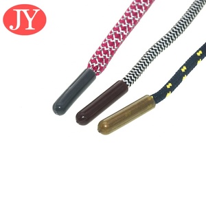 Jiayang รางยางสีทองแบบใส,ปลาย Aglets ยางนิ่มสีทองสำหรับกางเกงคาร์โก้