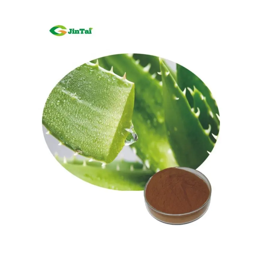 Extrato de suco de folha seca, aloe vera, barbadensis, extrato em pó, aloin 20% 95%, extrato de aloe vera