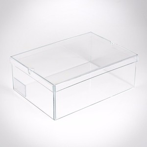 工場供給カスタマイズクリアパースペックススニーカーケースアクリル靴箱