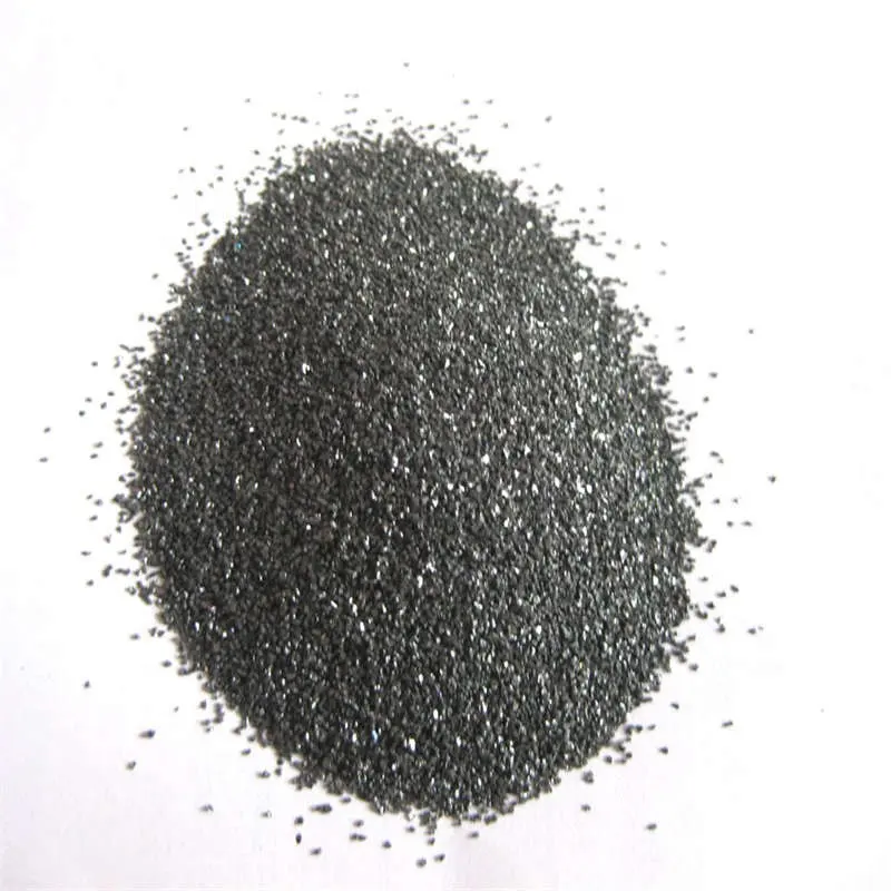 Abrasive materialien grit von schwarz silicon hartmetall für sandstrahlen grit