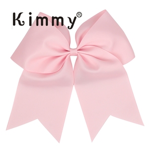 <strong>Cheer</strong> Bows 7&quot; Ribbon w Ponytail Holder for Girls Women Cheerleading Softball Big Blanks to Custom Personalized with Saying - Product Image 1