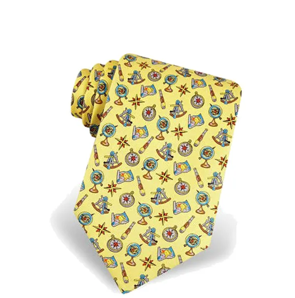 Venta al por mayor de impresión Digital 100% seda tela de sarga de corbata para los hombres