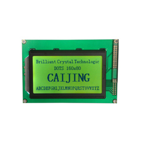 Bestseller 160x80 Punkte Matrix STN LCD-Anzeige modul mit LED-Hintergrund beleuchtung und paralleler Schnitts telle für Instrumenten messer - Product Image 1