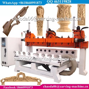 El mejor enrutador 3D CNC de múltiples husillos giratorios de talla de madera de 4 ejes de China, enrutador CNC de cabeza múltiple de 5 ejes simultáneos - Product Image 4