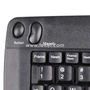 <strong>K5</strong> Infrared Keyboard With Trackball. PS/2,USB or UART Interface. for PPT, Video Conference Industrial <strong>Control</strong> - Product Image 2