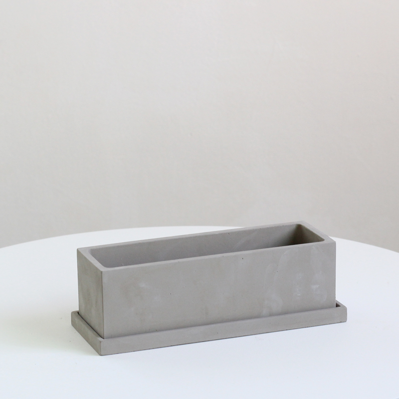 Grey Rectangular