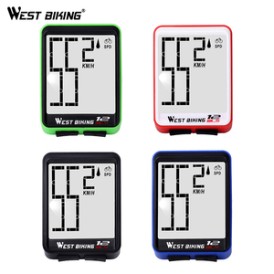 Компьютер WEST BIKING с большим экраном, беспроводной одометр, секундомер, защита от дождя, подсветка - Product Image 4