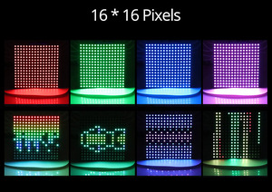8*8 16*16 8*32จุดเมทริกซ์นำแผงโมดูล SMD 5050 RGB สีเต็มรูปแบบการแสดงผลที่มีความยืดหยุ่นนำหน้าจอพิกเซล - Product Image 6