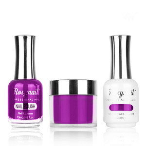 Wholesale Color Matching <strong>3</strong> in 1 Dip Powder Perfect <strong>Match</strong> Gel Polish, Nail Varnish and Acrylic Dipping Powder for Nails - Product Image 2
