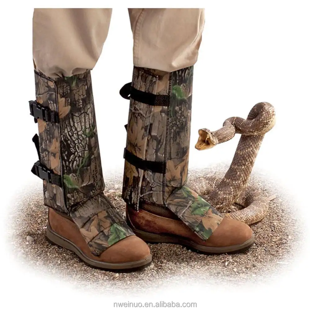 Tablero de PE de 1mm de espesor para exteriores, zapatos de seguridad impermeables a prueba de serpiente, polainas de pierna