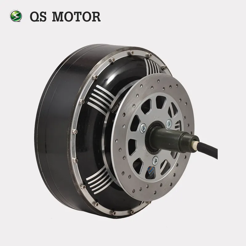 QS 4000Watt V3 273 80kph 14inch BLDC electric car wheel hub motor for sale