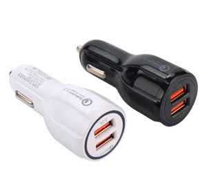 最新便携式 Dusl <span class=keywords><strong>USB</strong></span> + TYPE C 快速充电 3.0 车载充电器手机充电器 <span class=keywords><strong>usb</strong></span> 车载充电器