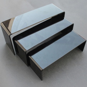 Op maat gemaakte plexiglas U-vormige acryl verhoger voor sieraden, taart, speelgoed, eten, handtassen, acryl retail <span class=keywords><strong>display</strong></span> verhoger standaardhouder - Product Image 4