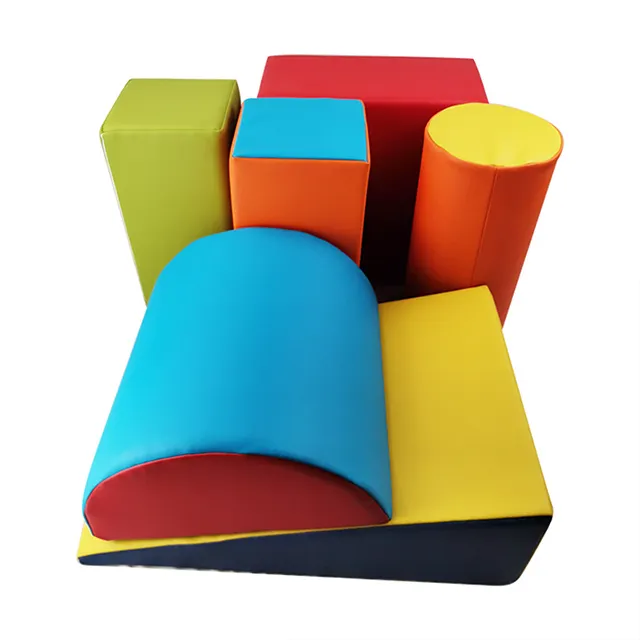 Custom made vario colore del bambino schiuma arrampicata soft play giocattolo per bambini