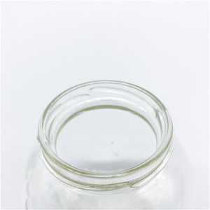 . งานแต่งงานนักสืบขายส่งขนาดใหญ่ 250 มิลลิลิตรแฟนซีเก็บเอียงแก้วลูกกวาด jar พร้อมฝาโลหะ - Product Image 4