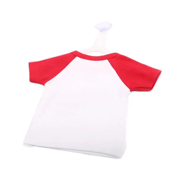 2021 hot sale Yiwu Dabang factory wholesale souvenir custom printed sublimation mini t shirt for car