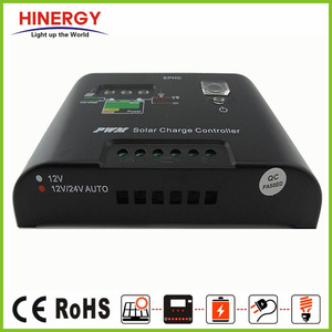 Controlador de carga solar manual PWM, 12V, 24V, 10A - Product Image 4