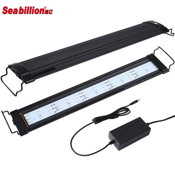 Seabillion 25-115 CM espectro completo led acuario iluminación Natural marina Aqua lámpara