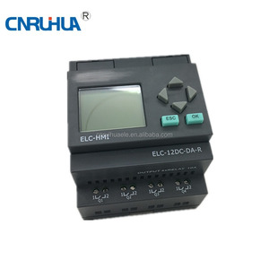 Entrada analógica 12V mini controlador lógico PLC con pantalla LCD