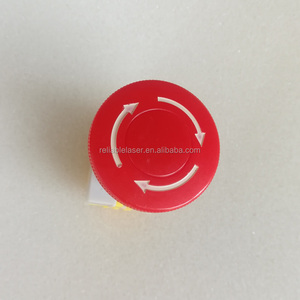 Fungo rosso di arresto di emergenza cap push button switch 600 V 10A interruttore parti - Product Image 1