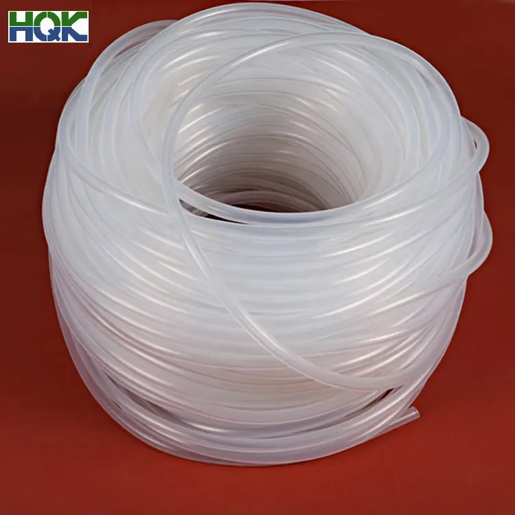 Factory hot selling high quality heat resistant transparent silicone rubber tubing food grade clear silicone tubing