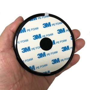 95mm מעגל GPS לוח מחוונים הרכבה דיסק דיסק עם קלטת PE קצף טבעתי טלפון סלולרי יניקה הר