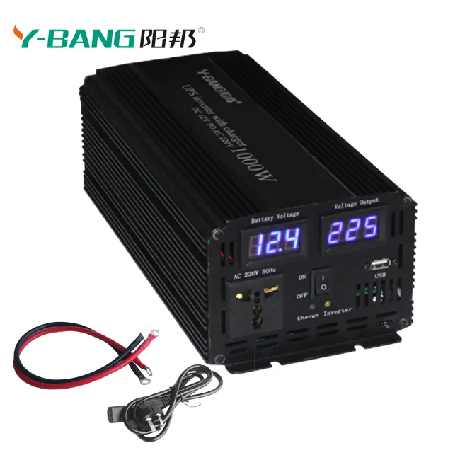 12V 24V 220V UPS 10000วัตต์แก้ไขอินเวอร์เตอร์ด้วยเครื่องชาร์จแบตเตอรี่