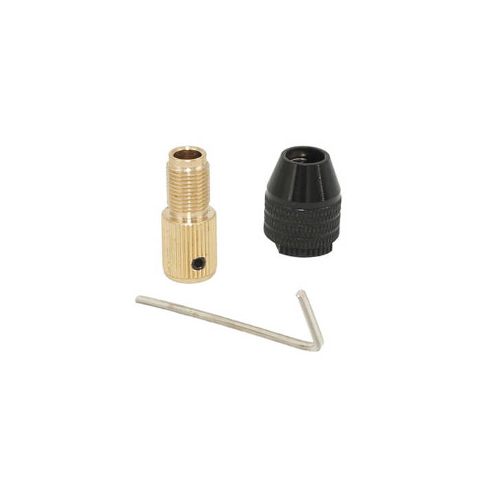 Keyless Universal 0.3-3.4mm Mini Drill Bit Chuck Adapter Converter for Combined Use with a Dremel Hand Drill or  Electric Drill