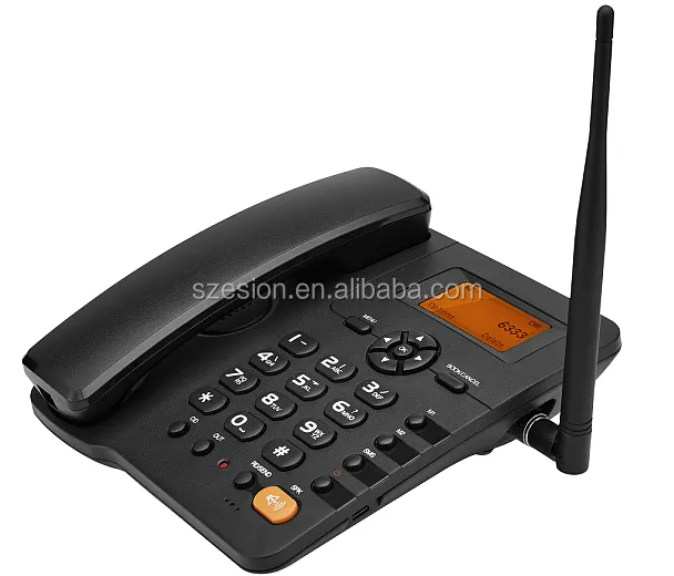 ESN-3A doppia SIM card MP3 FM radio GSM fisso senza fili telefono senza fili FWP cordless desktop telefono Cordless rete fissa phon
