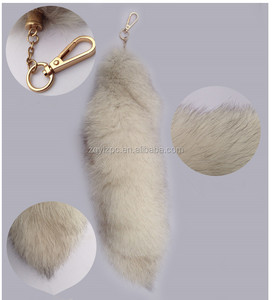 Porte-clés de fourrure <span class=keywords><strong>Fox</strong></span> / Porte-clés en <span class=keywords><strong>queue</strong></span> de renard / <span class=keywords><strong>queue</strong></span> en fourrure en fourrure - Product Image 2