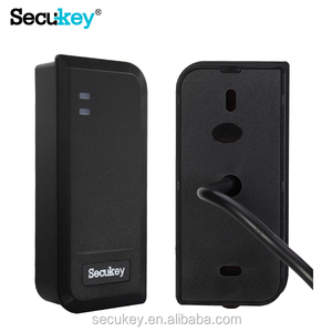 OEM IP66 controllo accessi wegand prossimità IC lettore di schede 125KHz e 13.56MHz RFID EM & H & MF lettore di Smart Card ABS materiale - Product Image 4