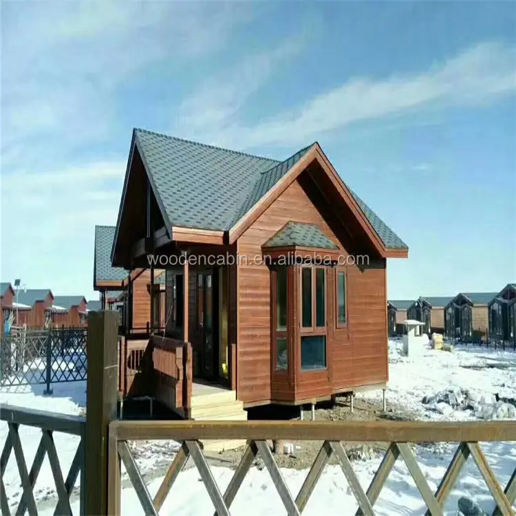 Nuovo design india legno cottage house con bassi costi