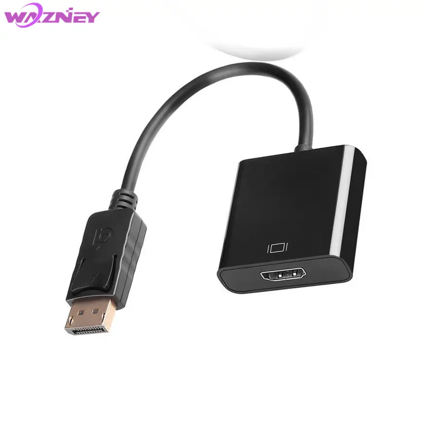 Adattatore da DP a HDMI DisplayPort a HDMI HDTV convertitore adattatore cavo maschio a femmina supporto 1080P per display proiettore HDTV