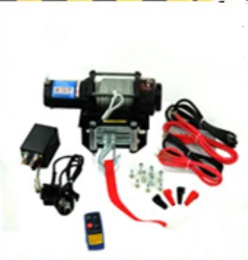 ATV/UTV 4500lbs 12V 24V electric winch with synthetic rope