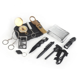 <strong>11</strong> in 1 Emergency Survival Gear Kit Professional Defense Equipment <strong>Tool</strong> Outdoor Survival <strong>Tool</strong> Set - Product Image 5
