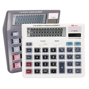 Gran dígitos de la pantalla LCD teclado de ordenador 112 pasos Compruebe la correcta financiero electrónico Calculadora de escritorio - Product Image 6