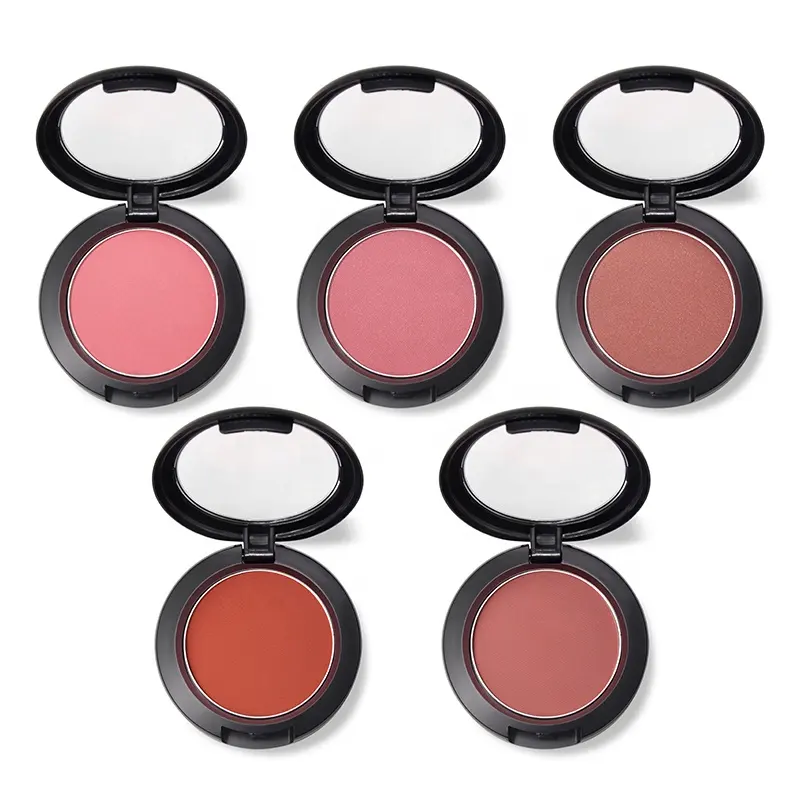 OEM Mini แบบพกพา Blush Palette Make Up ที่สวยงามอายแชโดว์ Blusher