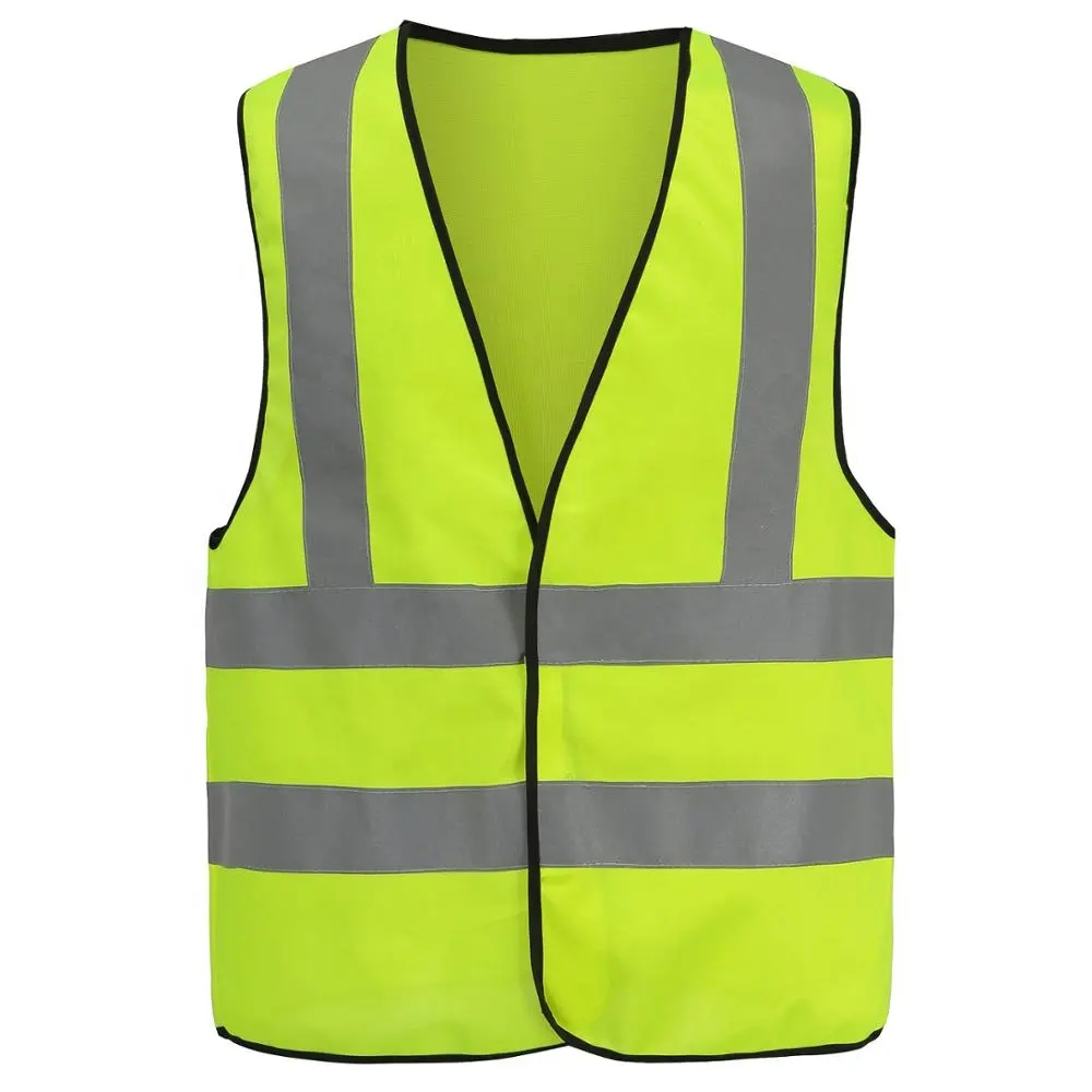 Chaleco de seguridad reflectante amarillo Hi Vis