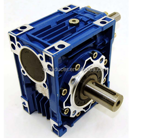 100:1 Ratio Worm Gearbox Speed <strong>Reducer</strong> Rated for 0.28 HP Input at 1750 RPM on a 5/8" Diameter X 1-9/<strong>16</strong>" Long Keyed Shaft