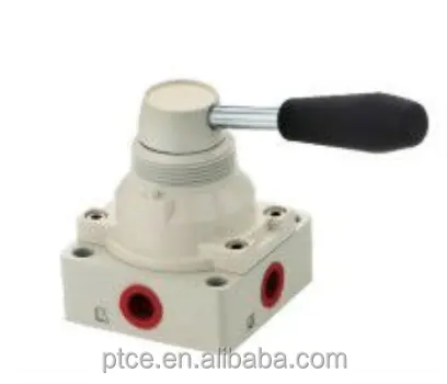 4 Way Pneumatic Hand Pull Rotation Control Valve, Hand HV400 Directional Hand Switching Control Valves